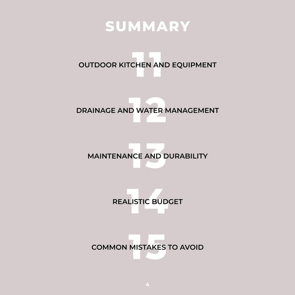 Guide complet - Aménagement de patio Summexdesignonline