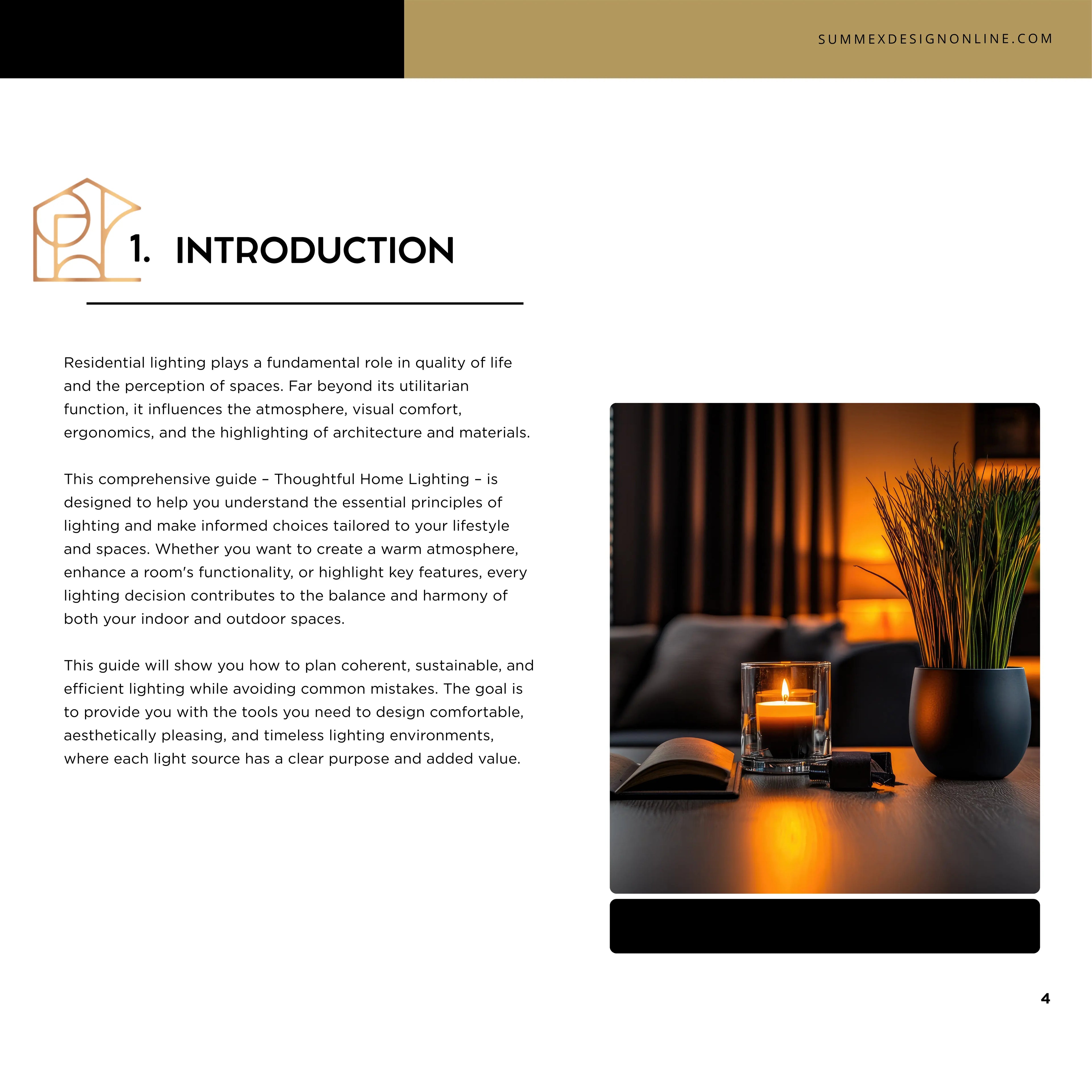Guide complet - L'éclairage résidentiel bien pensé Summexdesignonline