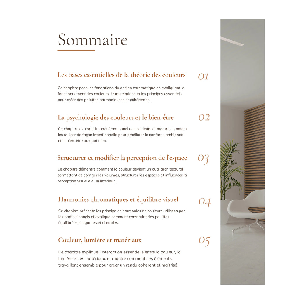 Guide complet - Couleurs en design d'intérieur Summexdesignonline