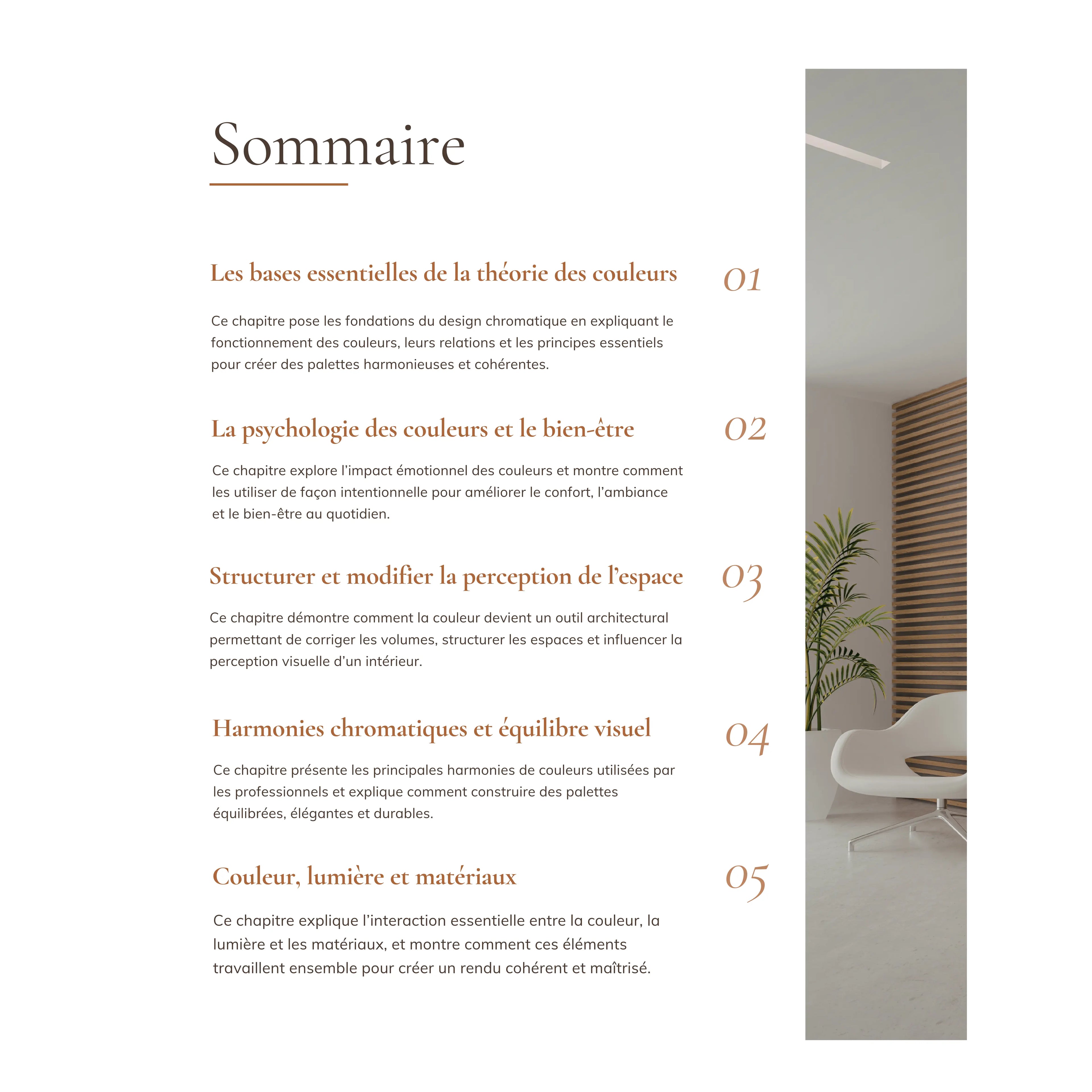 Guide complet - Couleurs en design d'intérieur Summexdesignonline
