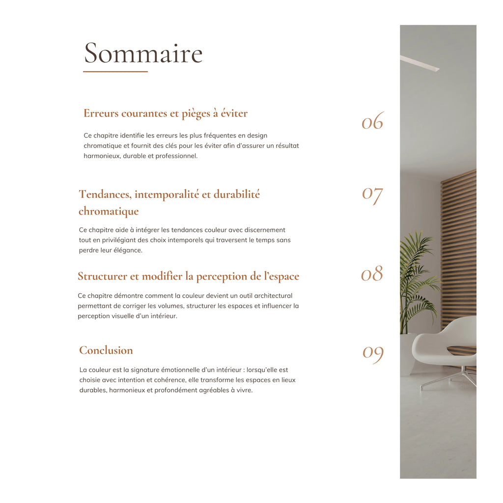Guide complet - Couleurs en design d'intérieur Summexdesignonline