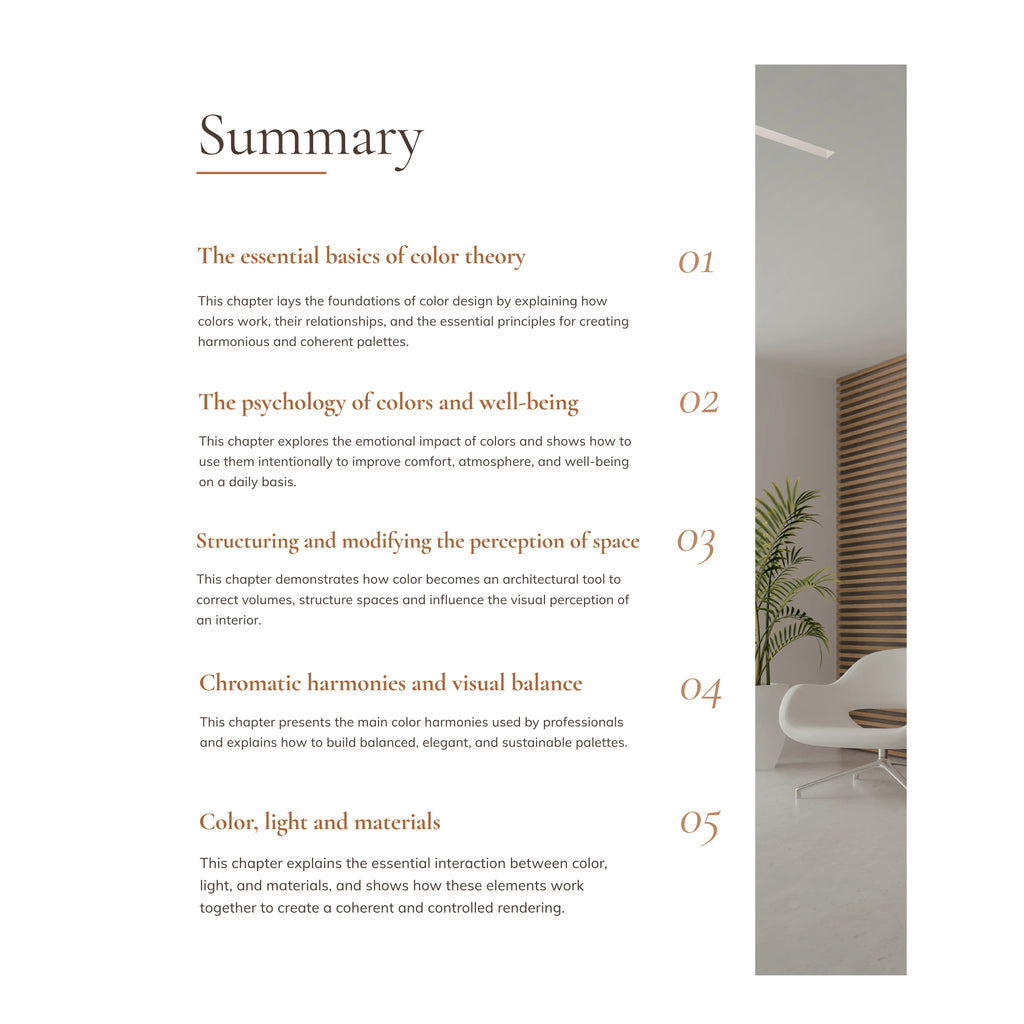 Guide complet - Couleurs en design d'intérieur Summexdesignonline