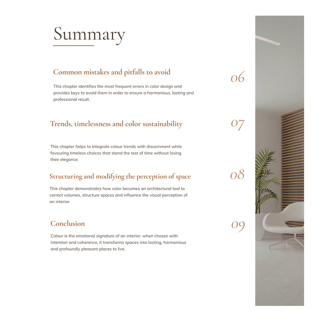 Guide complet - Couleurs en design d'intérieur Summexdesignonline