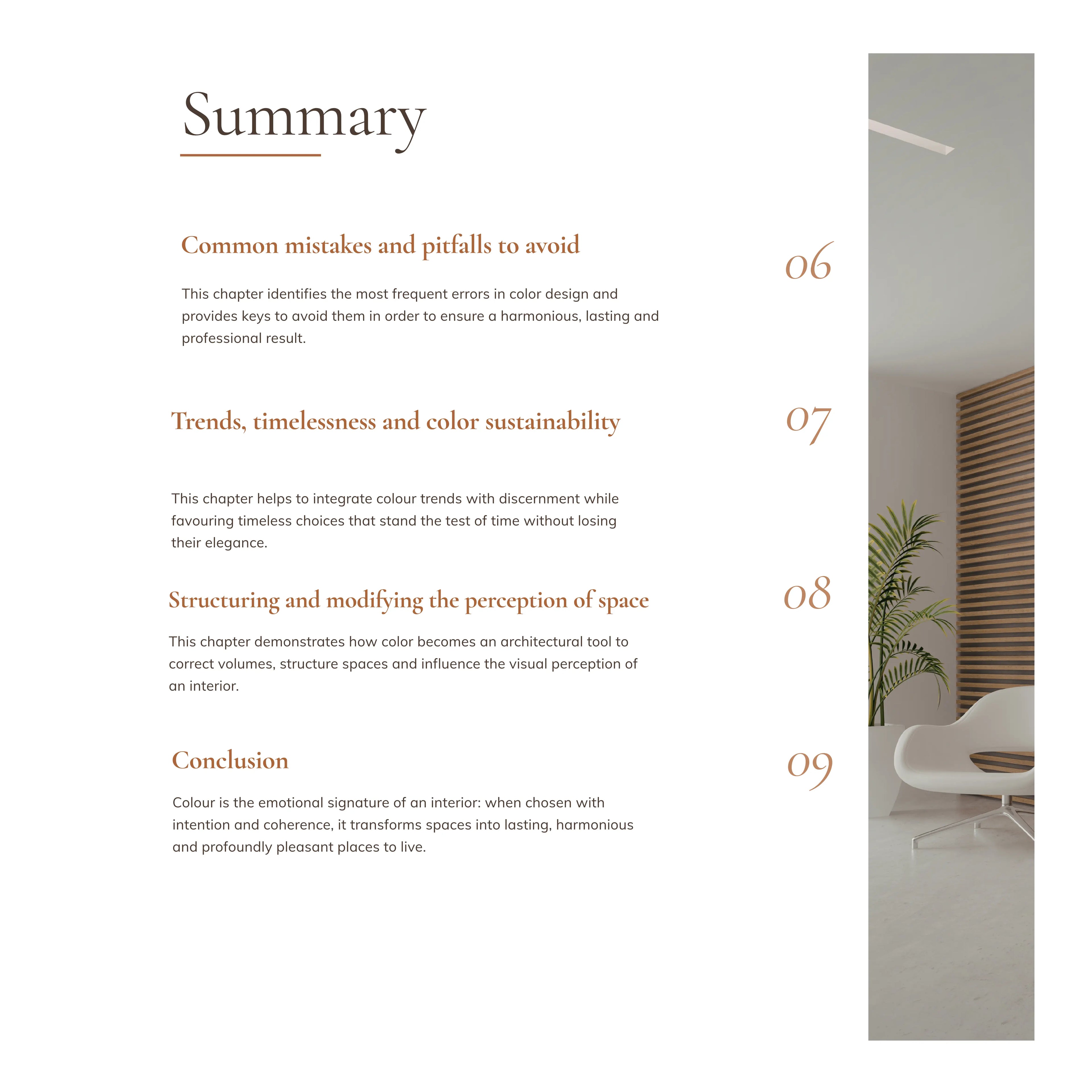 Guide complet - Couleurs en design d'intérieur Summexdesignonline