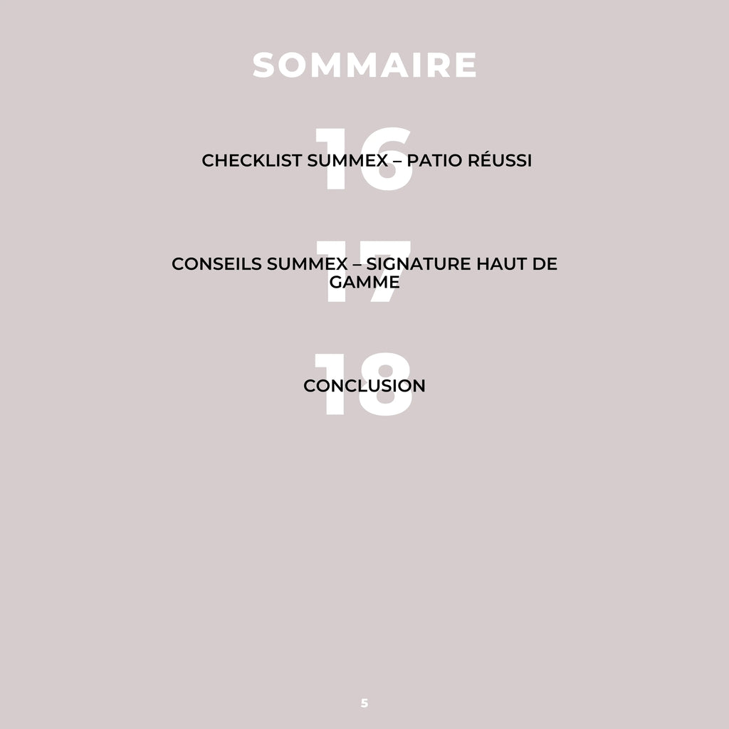 Guide complet - Aménagement de patio Summexdesignonline