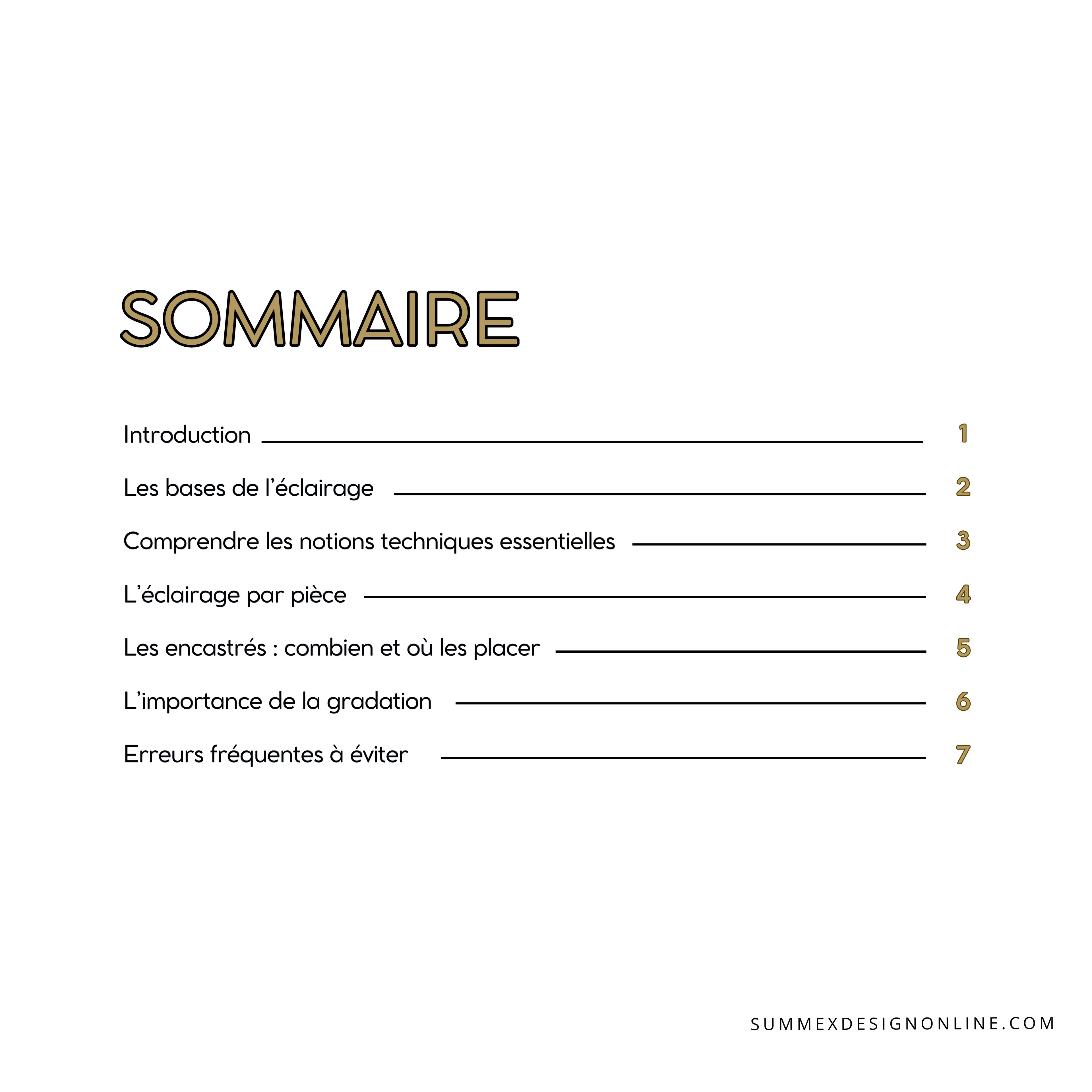 Guide complet - L'éclairage résidentiel bien pensé Summexdesignonline