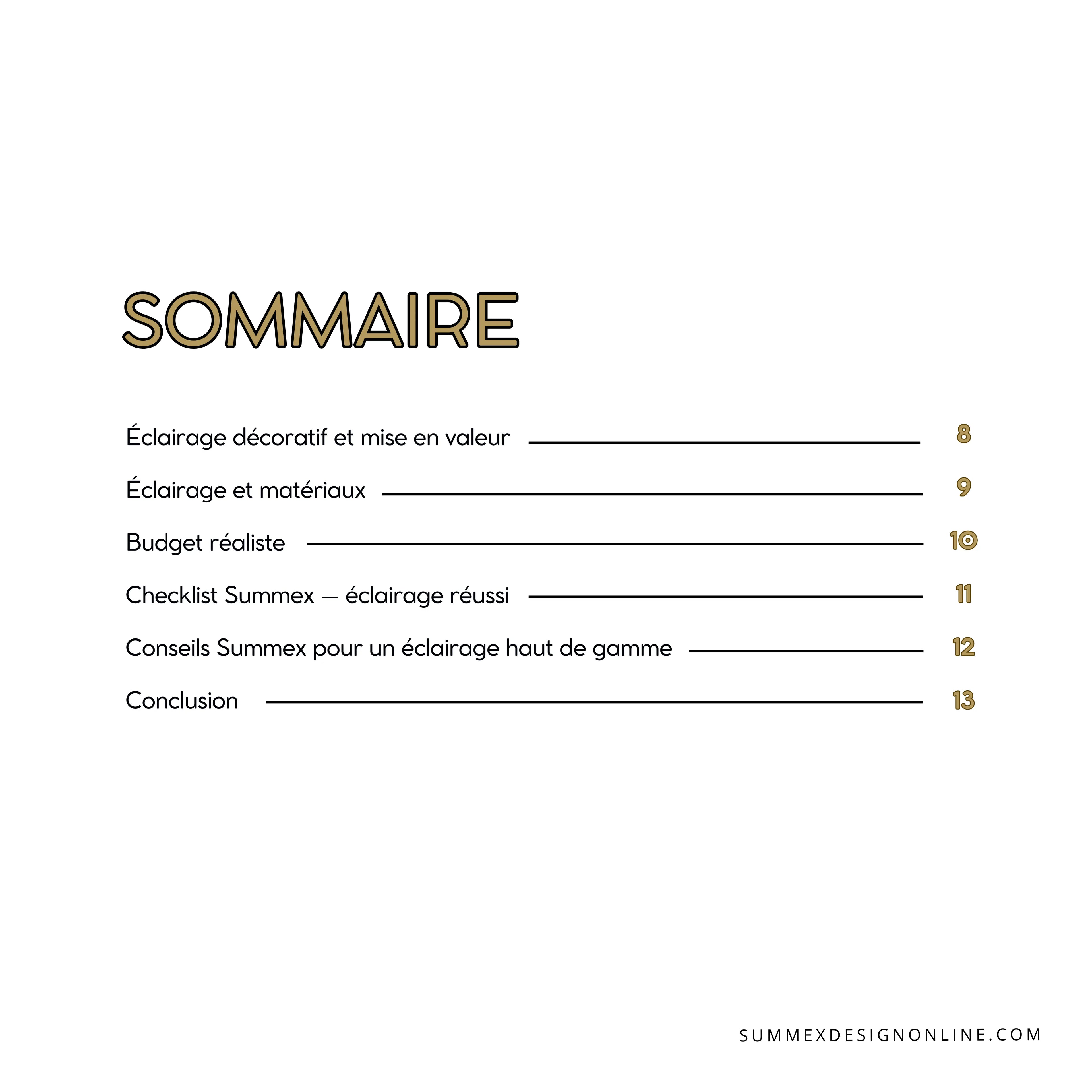 Guide complet - L'éclairage résidentiel bien pensé Summexdesignonline