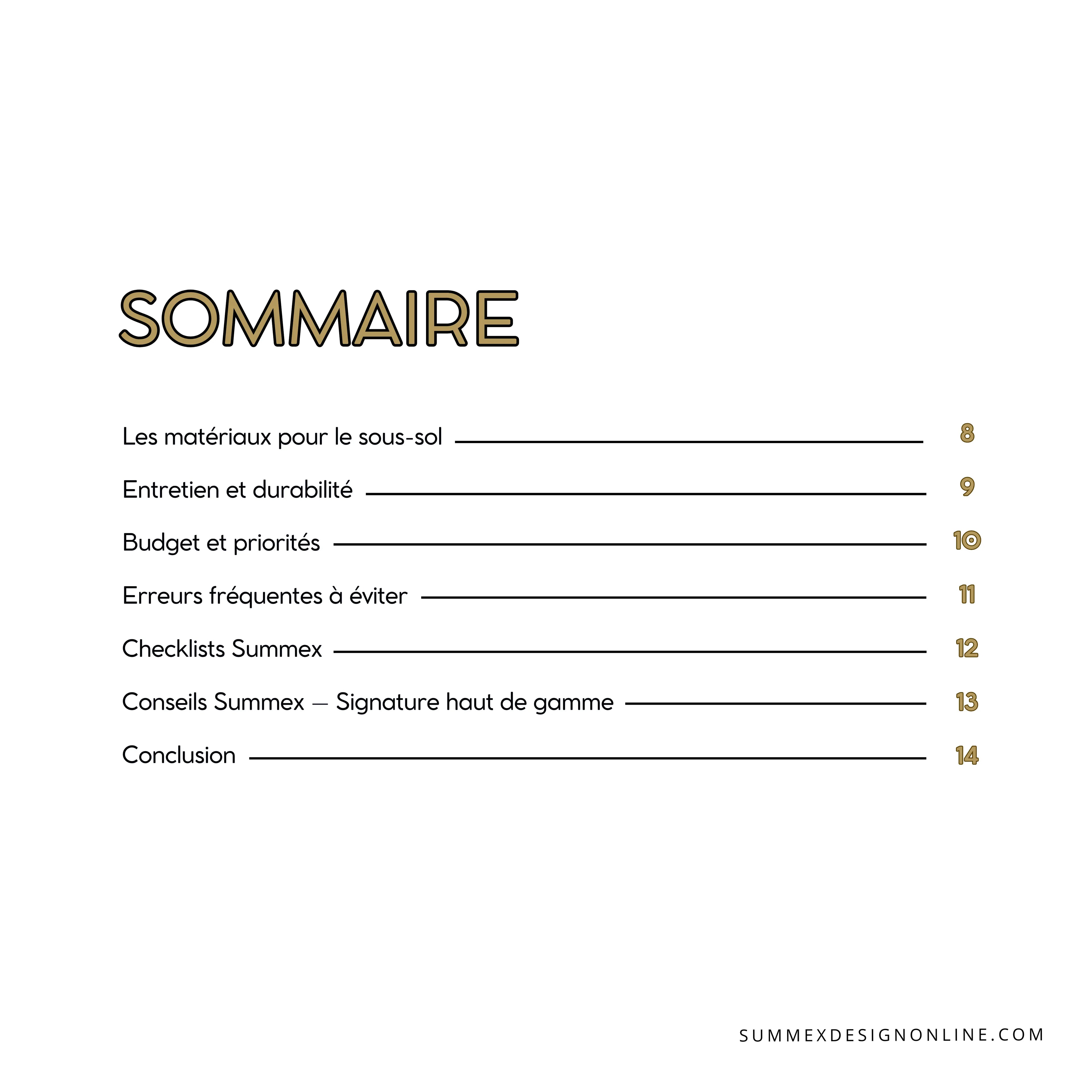 Guide complet - Matériaux et finis, faire les bons choix en rénovation Summexdesignonline